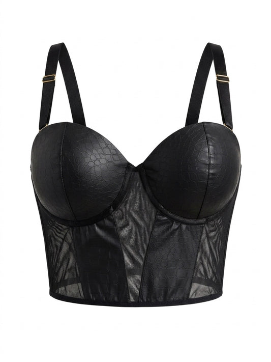 Corset Midnight Croco